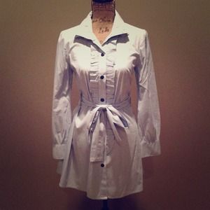Striped lapel shirt