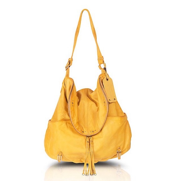 🚫SOLD🚫Mustard yellow slouchy Hayden-harnett bag.