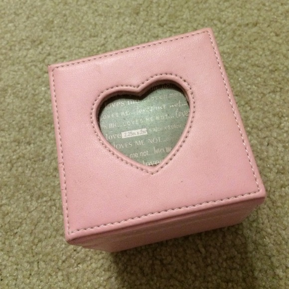 Pink jewelry box