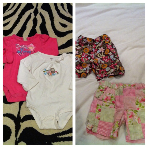 Bundle of onesies & shorts.- new lower price