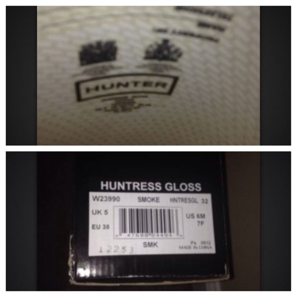 ⛔️SOLD⛔️Hunter-Rain Boot HUNTRESS GLOSS WIDER CALF - Picture 4 of 4