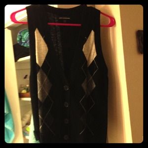 Express designer sweater vest.