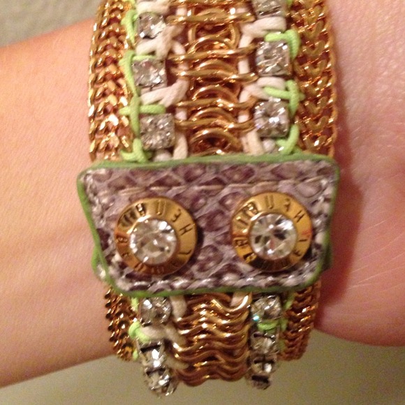 Henri Bendel Neon and Gold Cuff!!💗💗💗 - Picture 3 of 3