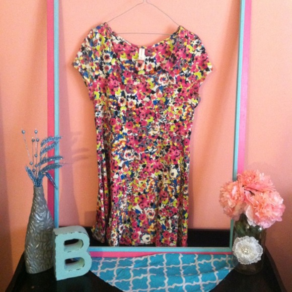 Multi-Colored floral dress