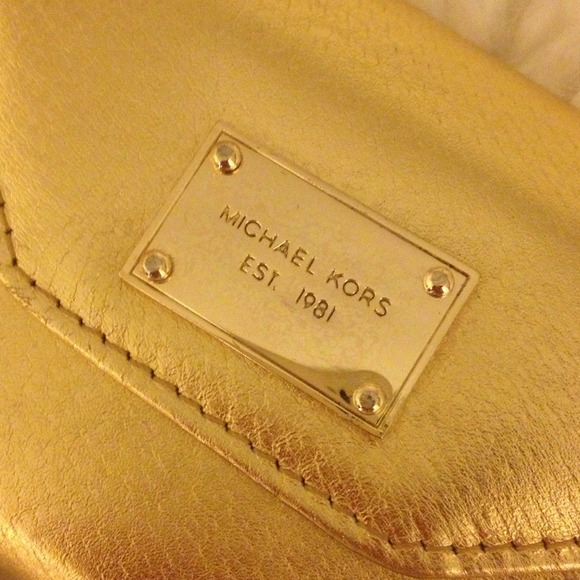 Gold Michael Kors Wristlet - Picture 3 of 4