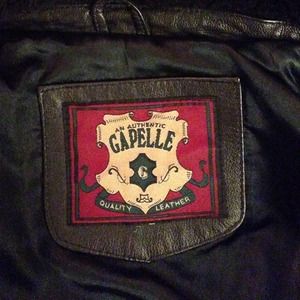 gapelle leather jacket