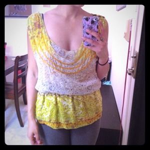 ❌SOLD---DVF Silk Beaded Top