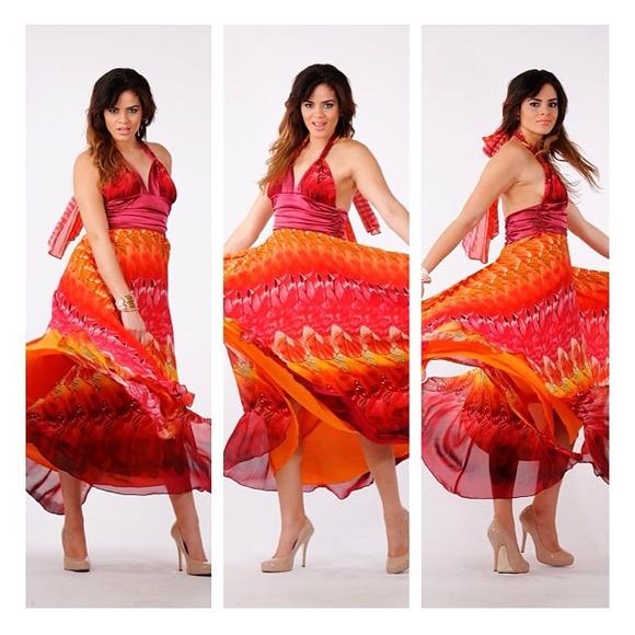 Couture halter gown