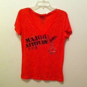 Pink abbey dawn v neck