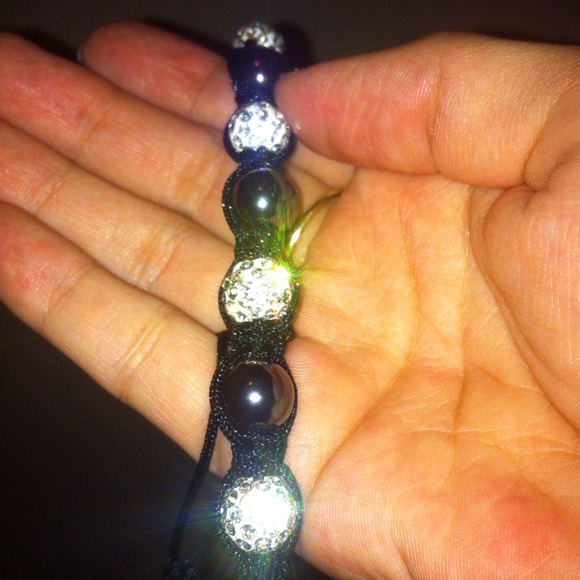 NWOT Swarovski crystal element shamballa bracelet