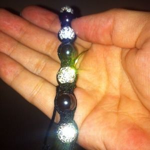 NWOT Swarovski crystal element shamballa bracelet