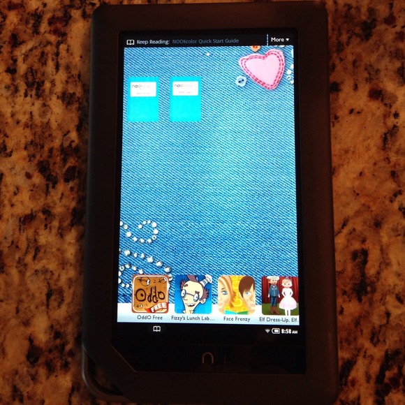 ✨✨SOLD✨✨Barnes & Noble 7" Nook Color Wi-Fi BNRV200