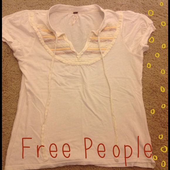 ❌SOLD❌ Adorable Free People Peasant Top