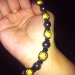 NWOT Swarovski crystal element shamballa bracelet