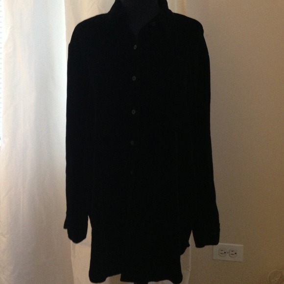 Ralph Lauren black Velvet Shirt