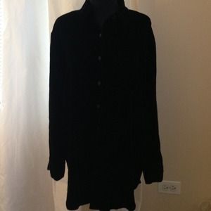 Ralph Lauren black Velvet Shirt