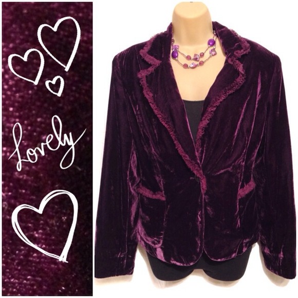 🚫sold🚫#161 Adorable Purple Lined Jacket