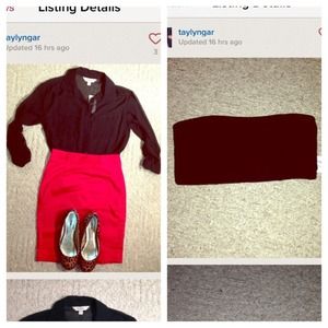 Sheer top & Bandeau Bundle