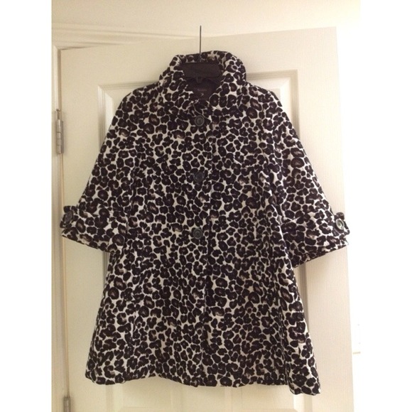 Forever 21 Leopard Print Coat