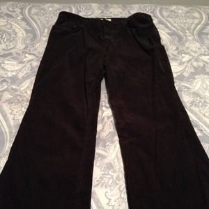 Jones New York brand black corduroy pants