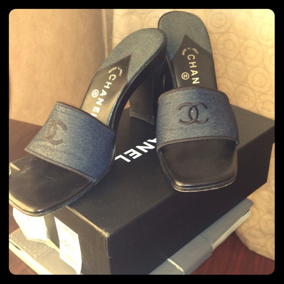 Chanel Denim heels