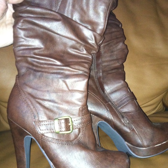 Cute Brown Women's Boots Suze 8 - Picture 3 of 4