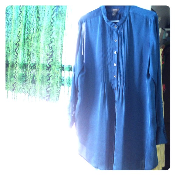 A Teal Dress