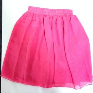 Pink skirt