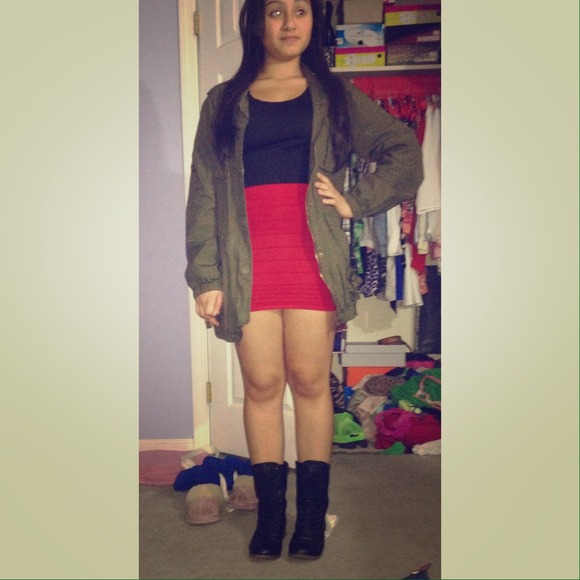 red skirt