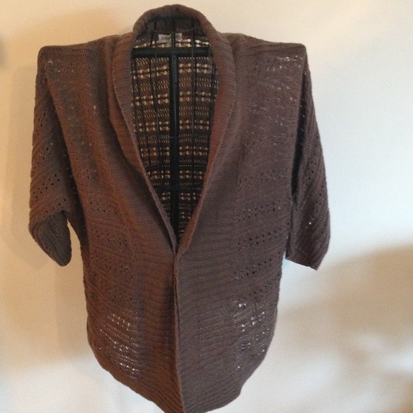 SOLD CHOCOLATE BROWN CARDIGAN