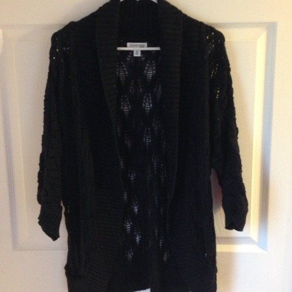 SOLD BLACK CARDIGAN