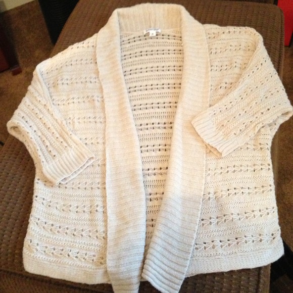 SOLD TAN CARDIGAN.