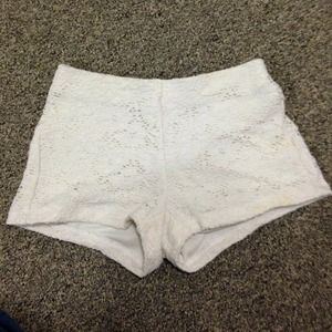 Floral high waisted shorts