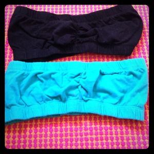 ♣️sold♠️Aqua and black tops