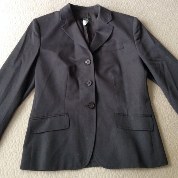 Gray blazer.
