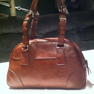 NWT. Brown handbag with 2 arm straps.