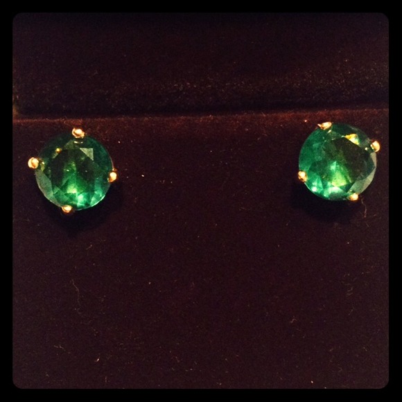 ❤️NEVER BEEN WORN❤️ Kate spade green gem earrings