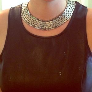 Vintage Silver Choker Necklace
