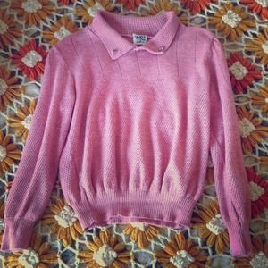 Pink arrow sweater