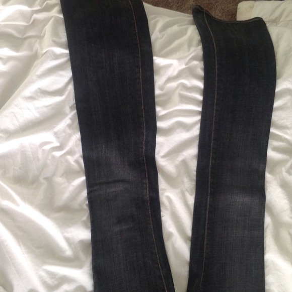 AG "Angel" Blackwash jeans Sz 24 - Picture 3 of 4