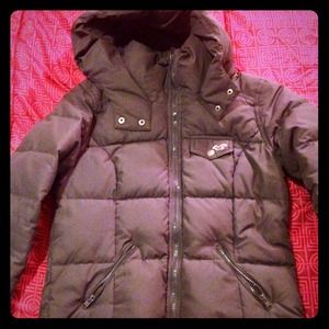 Hollister puffer coat!