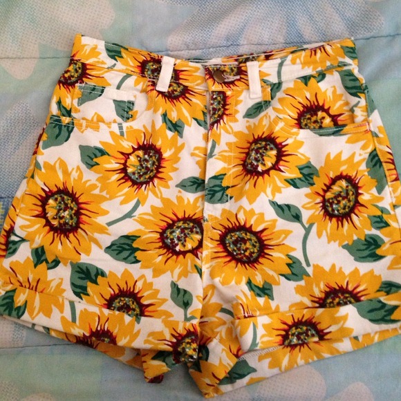 American Apparel Sunflower Shorts (NO TRADES)