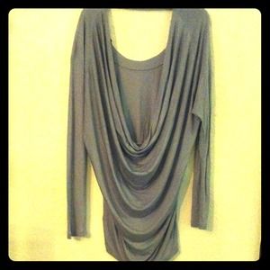 Silver Open Back Tunic