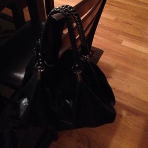 A black purse