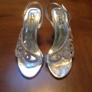 jeweled prom shoes