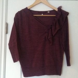 SOLD IN BUNDLE Dark purple anthro sweater