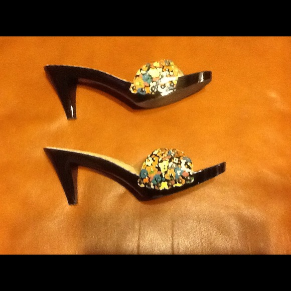 Marc Jacobs Flower Wood sole Sandal - Picture 3 of 4