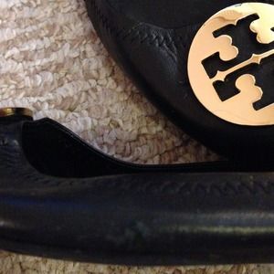 Tory Burch Shoes - Authentic Tory Burch Reva flats, black size 7 Tory Burch Shoes - Authentic Tory Burch Reva flats, black size 7