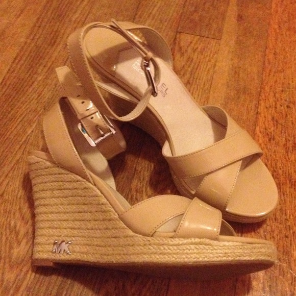 Michael Kors Biege Wedges