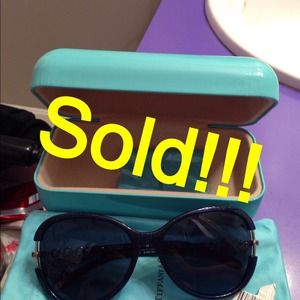 Dark blue glitter Tiffany Sunglasses